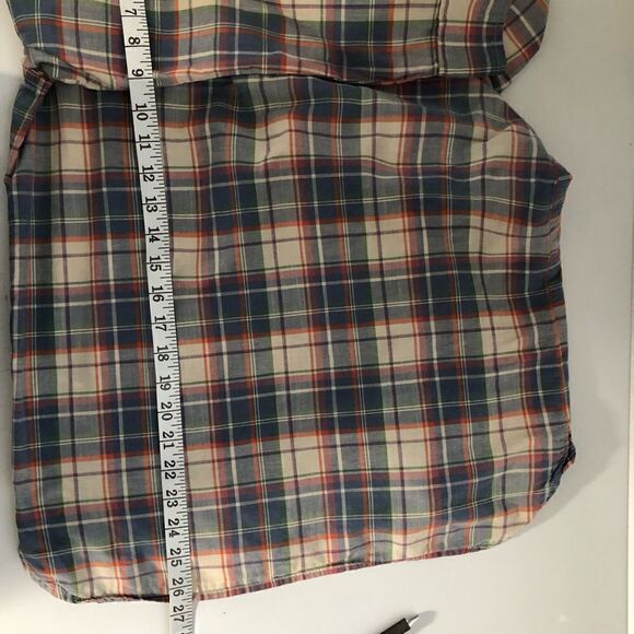 Current/Elliott Long Sleeve Button-Down Shirt Plaid Size Small (1) - Picture 10 of 10
